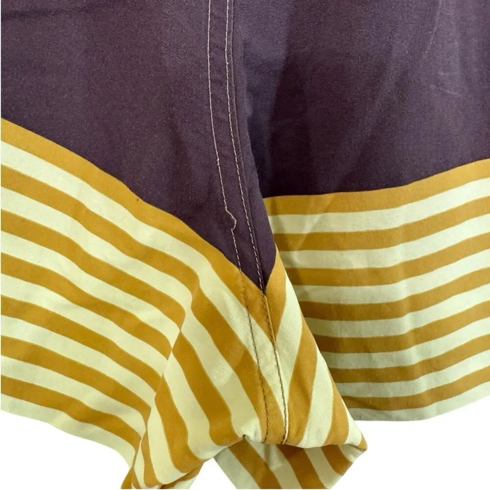 Patagonia 32 Wavefarer Board Shorts Swim Tie Waist Striped Beach Mens